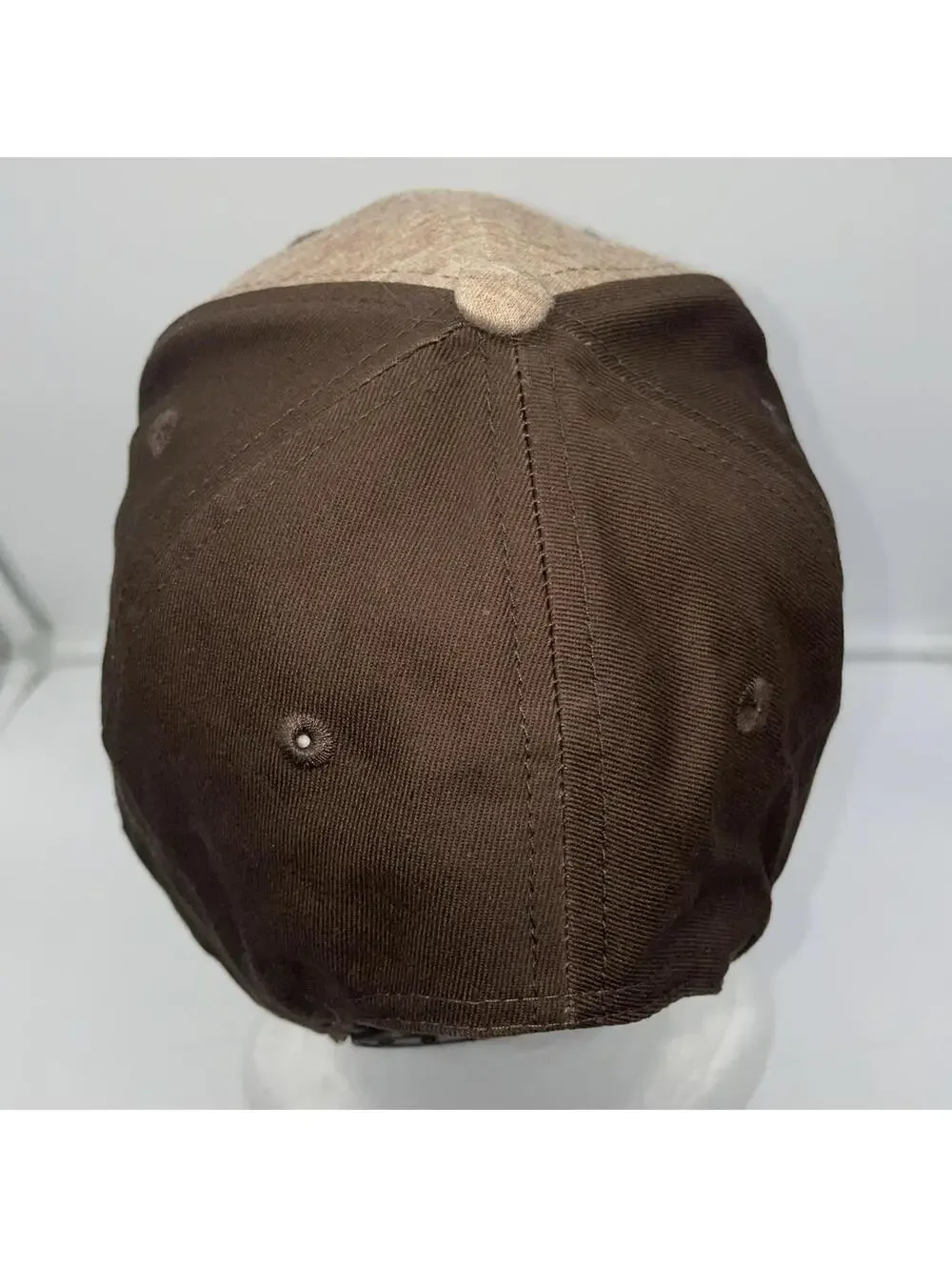 UPS Hat With Mountain Graphic Embroidery  Brown Tan SnapBack OSFA
